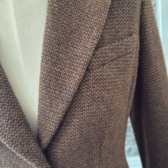 Vintage Ralph Lauren Brown Tweed Blazer - Picture 8 of 13